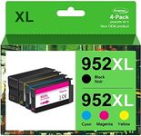 Anemec 952XL Ink Cartridges Replacement for HP 952XL Ink Cartridges Combo Pack |Used in HP Officejet Pro 8710 7740 8720 8210 8715 8702 7720 8730 8740 8216 8725 8700 Printer (4 Pack)