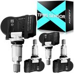 AUPEFT Pre-Programed TPMS Sensor Tire Pressure Monitoring Sensor for:-Honda Odyssey Civic CR-Z 2008 2009 2010 2011 2012 2013 2014 2015 2016 4PCS 315Mhz Tire Pressure Sensor OE# 42753TR3A81, 28720