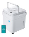 Midea Cube 20 Pint Dehumidifier for Basement and Rooms at Home for up to 1,500 Sq. Ft., Smart Control, Works with Alexa (White), Drain Hose Included, ENERGY STAR Most Efficient 2023