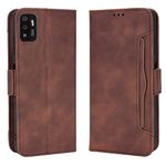 Ranyi for Consumer Cellular ZTE ZMax 11 Z6251 Case, PU Leather Wallet Case with 5 Credit Card Holder Slots Kickstand Feature Flip Folio Magnetic Wallet Case for Consumer Cellular ZMax 11 -Brown