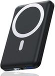 AOGUERBE Magnetic Wireless Portable Charger, 10000mAh Wireless Power Bank PD 22.5W Fast Charging with USB-C LED Display Mag-Safe Battery Pack Compatible for iPhone 16/15/14/13/12/Pro/Mini/Pro Max
