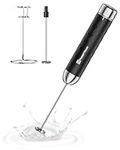 Maestri House Milk Frother Handheld， Eectric Whisk with Stepless Speed ​​Control, Rechargeable Blender with Stainless Steel Whisk and Stand, Drink Mixer for Matcha, Latte, Cappuccino, LunaFro 2.0
