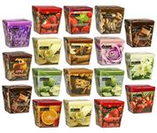 All2shop Scented Votive Candles Set of 18 Assorted Pure Scents for Relaxation & Aromatherapy (18 Assorted Scents, Normal) by All2shop