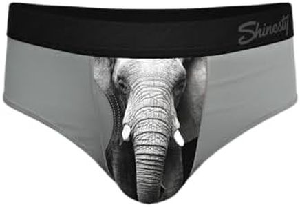 Shinesty Hammock Support Mens Pouch Underwear | Briefs for Men | US Small Elephant