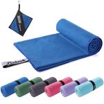 Linlook Microfibre Towel - Large Quick Dry Travel Towel, Compact&Lightweight Bath Towel for Beach Swimming Gym Sports Hiking and Camping (Royal Blue, 180x80cm)