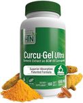 Health Thru Nutrition Curcu-Gel 650mg BCM-95® Curcugreen Turmeric Curcumin| High Absorption | Healthy Inflammation Response | Clinically Studied | 3rd Party Tested | Non-GMO (Pack of 60)