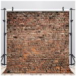 AIIKES 8x8FT Brick Wall Photography Backdrop Red Brick Ancient Theme Stone Brick Design Photography Backdrop Baby Birthday Party Decoration Photo Booth Studio Prop 12-072