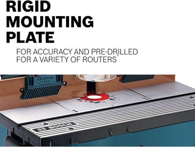 BOSCH Router Table RA1181 – Aluminum Top, Benchtop Woodworking