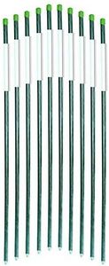 FiberMarker 36-Inch Driveway Reflective Markers Dark Green, 5/16-Inch Dia Snow Poles Snow Markers (20pcs)