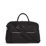 Vera Bradley Women's Performance Twill Grand Weekender Travel Bag, Black, One Size