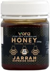 VORA Australian Jarrah Honey |100% Raw | 100% Pure | GMO-Free | TA35+ (Manuka Honey MGO Level 1200+) Premium Honey, Plastic Jar 250g