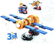 Amitasha 3in1 Space Satellite Exploration Building Blocks Rocket Launcher Construction Toy Set Brick Kit for Kids Birthday Gift Boys & Girls