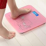 VIPREKHO Thick Tempered Glass & LCD Display Square Electronic Digital Personal Bathroom Health Body Weight Weighing Scale - Body Fat Analyzer Weight Scale for Human Body (Multicolour)