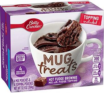 Betty Crocker Mug Treats Hot Fudge Brownie Cake Mix - 13.9oz/4ct