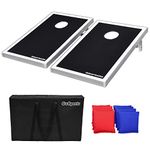 GoSports CornHole Bean Bag Toss Game Set, Superior Aluminum Frame