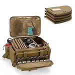 DSLEAF Tactical Pistol Range Bag wi