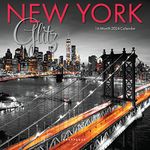 Graphique 2024 new York Glitz Mini Wall Calendar | 7” x 7” | Thick Paper | Home & Office Organizer | Large Monthly Grid | 3 Languages & Marked Holidays | 4 Month Preview Page for 2025