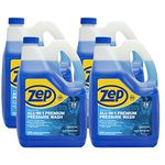 Zep All-In-1 Pressure Wash Cleaner (Case of 4) Concentrated Formula Makes 28 Gallons (ZUPPWC160)