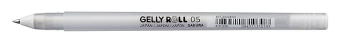 Sakura Gelly Roll 05 white Gel Pens - set of 4 pens - 0.5mm ball size