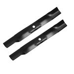 (2 Pack) Replacement High Lift Lawn Mower Blades for John Deere AM141034 AM141032 AM137327 M154061 M154062 - Fits D100 D105 D110 D125 D130 LT160 LA135 LT180 SST16 X300 Z225 EZtrak, 42” Deck Mower