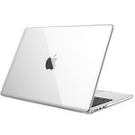 Fintie Case Compatible with MacBook Air 13.6 inch (2024/2022) M3/M2 Chip, Snap On Hard Shell Cover for MacBook Air 13.6" Model A3113 A2681, Crystal Clear