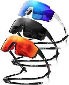 gesruny Polarized Sport Sunglasses for Men and Women, Lightweight Sun Glasses with UV Protection for Cycling Running Fishing