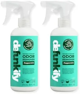 Defunkify Odor Remover Spray | Good as Linen Spray, Shoe Deodorizer, Pet Odor Eliminator | with Ionic Silver & Pure Essential Oil Scent | 32 fl oz (2-Pack of 16 fl oz bottles) (Peppermint)