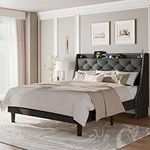 Feonase Full Bed Frame with Luxury 