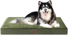 EHEYCIGA Orthopedic Foam Dog Bed, XXL, 47"L x 29"W x 3.5"Th, Dark Green