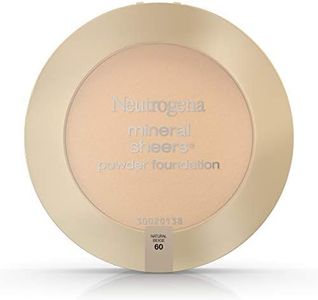 Neutrogena Mineral Sheers Powder Foundation, Natural Beige 60, 0.34 Ounce