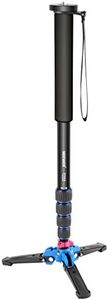 Neewer Monopiede estensibile per fotocamera con base di supporto rimovibile e pieghevole: in lega di alluminio, altezza 52-168 centimetri per DSLR Nikon Sony; carico ammissibile di 5 chilogrammi