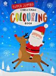 A4 Super Jumbo Christmas Colouring Book for Kids - 190 Pages