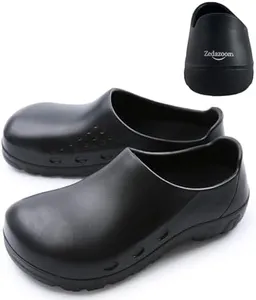 Anti Slip Kitchen Shoes with Steel Toe Safety Shoes for Men and Women,Suitable for Kitchens,Restaurants,Hotels,Hospitals,Gardens, etc