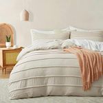 Beige Quilt Cover King Size, 3 Piec