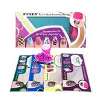 PUEEN Nail Art Stamping LOVE BOX II 02-4 Lover Collection Plates - 125x65mm Unique Nailart Polish Stamping Manicure Image Plate Accessories Kit BH000665