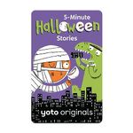 Yoto 5-Minute Halloween Stories – Kids Audio Card for Use with Yoto Player & Mini All-in-1 Audio Player, Screen-Free Listening with Fun Spooky Stories for Playtime, Bedtime & Travel, Ages 5+