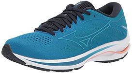 Mizuno Women's Wave Rider 25 Running Shoe, Imperial Blue/Vivid Blue, 7 UK