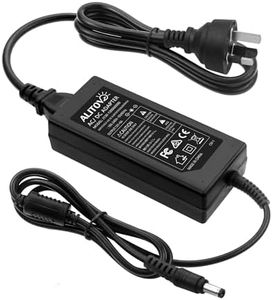 ALITOVE 12V Power Supply 6A 72W AC to DC Adapter 100~240V AC to DC 12 Volt 6 Amp Converter 12 vdc 6A 5.8A 5.5A 5.2A Transformer 5.5mmx 2.5mm 2.1mm Plug for LED Strip Light CCTV Camera(AU Plug)