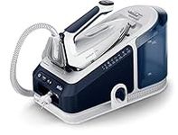 Braun CareStyle 7 Pro IS7282BL, Steam Generator Iron with FreeGlide 3D Technology, Smart iCareMode, Vertical Ironing, Anti Drip, Detachable 2L Water Tank, 2700W, Blue