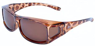 Rapid Eyewear Womens Polarised Over Glasses: Ladies Sunglasses That Fit Over Your Specs. OTG. Tortoiseshell