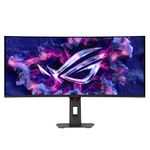 ASUS ROG Strix 34” OLED Curved Ultrawide Gaming Monitor (XG34WCDMTG) – 240Hz, 0.03ms, FreeSync & GSYNC Compatible, Android 14 GoogleTV, WiFi 6, NVIDIA GeForce Now, Dolby Vision, Dolby Atmos