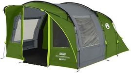 Coleman Rocky Mountain 5 BlackOut Tent | 5 Man Family Tunnel Tent with 2 Special Darkened Bedrooms and Living area | 5 Person Camping Tent | 4500mm Waterproof | Sewn-in Groundsheet