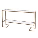 Southern Enterprises Horten Glam Narrow Console Table, gold