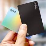 eylet 2 Digital Business Card Pack - NO SUBS | NFC enabled Digital Business Cards Black and Prism., 85mm x 55mm, EYLETBLACKPRISM2PACK