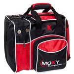 Moxy Candlepin Deluxe Tote Bowling Bag- Red/Black