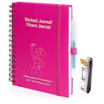 Fitness Journal and Workout Planner for Women & Men - Workout Log Book for Track Progress, Weight Loss - Home Gym Essentials for Training Monitoring