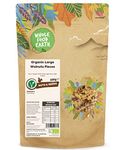 Wholefood Earth Organic Large Walnuts Pieces 500g Raw | Vegan | GMO Free | High Fibre | High Protein | Certified Organic