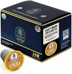 Organic Chai Black Tea Pods for Keurig Naturally Caffeinated by Teavity (36 Tea Pods)