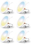 FREELICHT 6 Pack Retrofit LED Reces