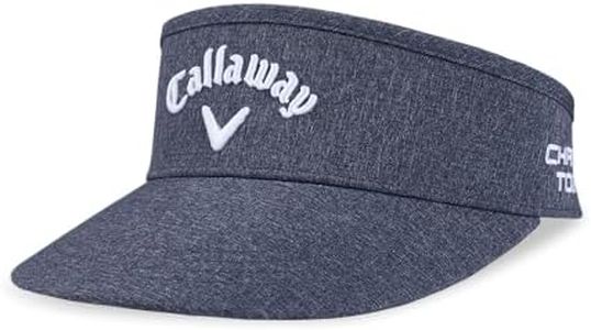 Callaway Golf Mens High Crown Visor Collection Headwear (Charcoal 24)